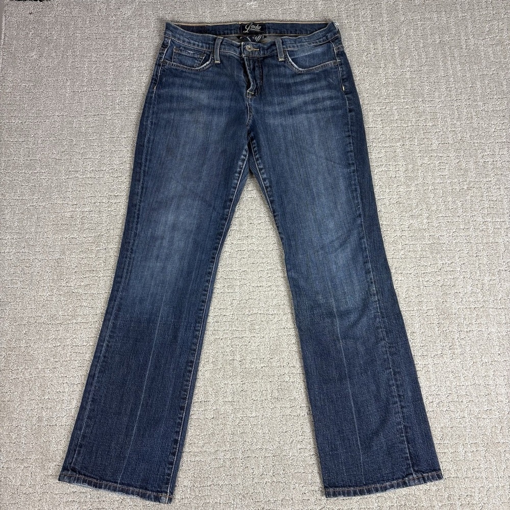 Lucky Brand Jeans byGene Montesano New Easy Rider Womens 12 31 bootcut denim